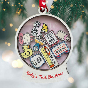 First souvenir for the baby -Personalized Christmas Ornament