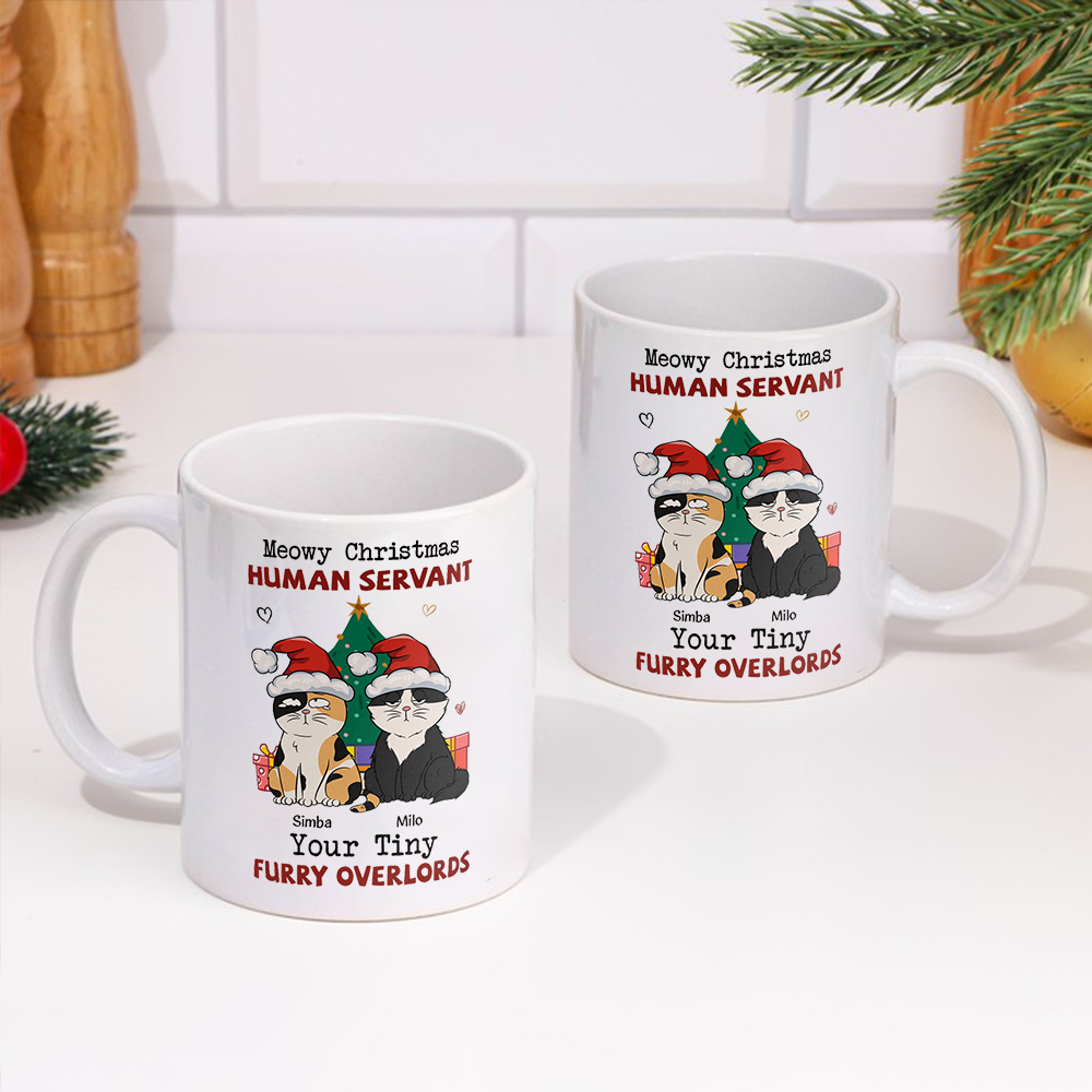 Meowy Christmas - Personalized Mug