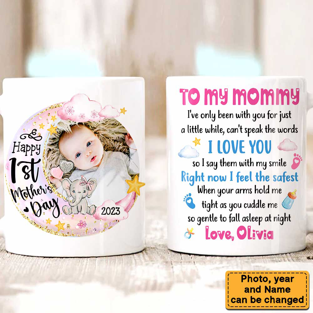 First Mother's Day Gift For Mom Elephant Mug