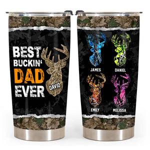 Buckin Dad Steel Tumbler