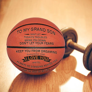 To My Grandson - Basketball - Always Be Standing Behind You