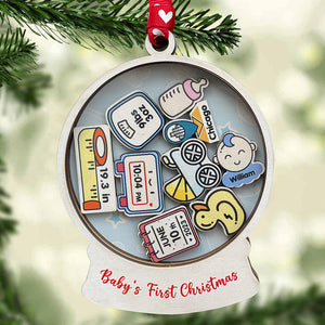 First souvenir for the baby -Personalized Christmas Ornament