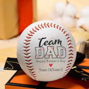 Personalized Team Dad Father's Day Custom Baseball