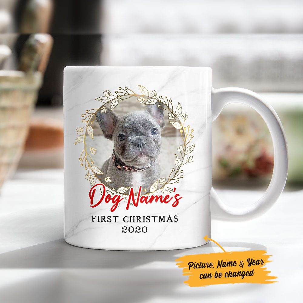 First Christmas Dog Cat Mug