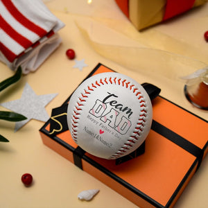 Personalized Team Dad Father's Day Custom Baseball