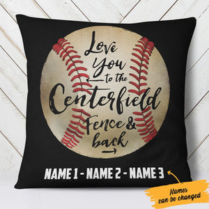 Dad Baseball Pillow