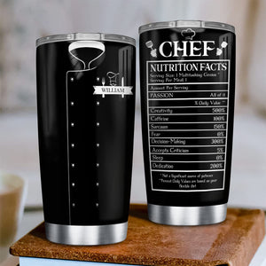 Personalized Chef Gifts For Women Men Chef Tumbler