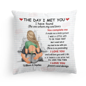 I Love You Forever And Always - Personalized Pillow