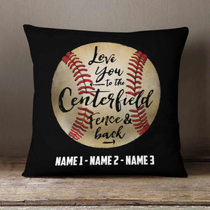 Dad Baseball Pillow