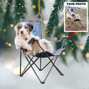 Customized Your Photo Mica Ornament - Customize Dog Lover Photo