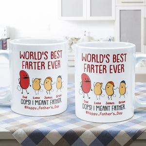 World's Best Farter Ever I Mean Father Funny - Personalized Mug