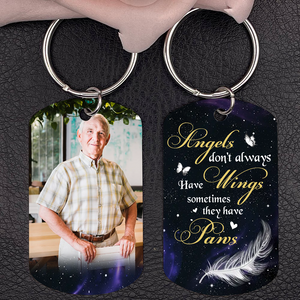 Custom Personalized Memorial Photo Aluminum Keychain - Memorial Gift Idea - If Love Could Have Saved You You Would Have Lived Forever